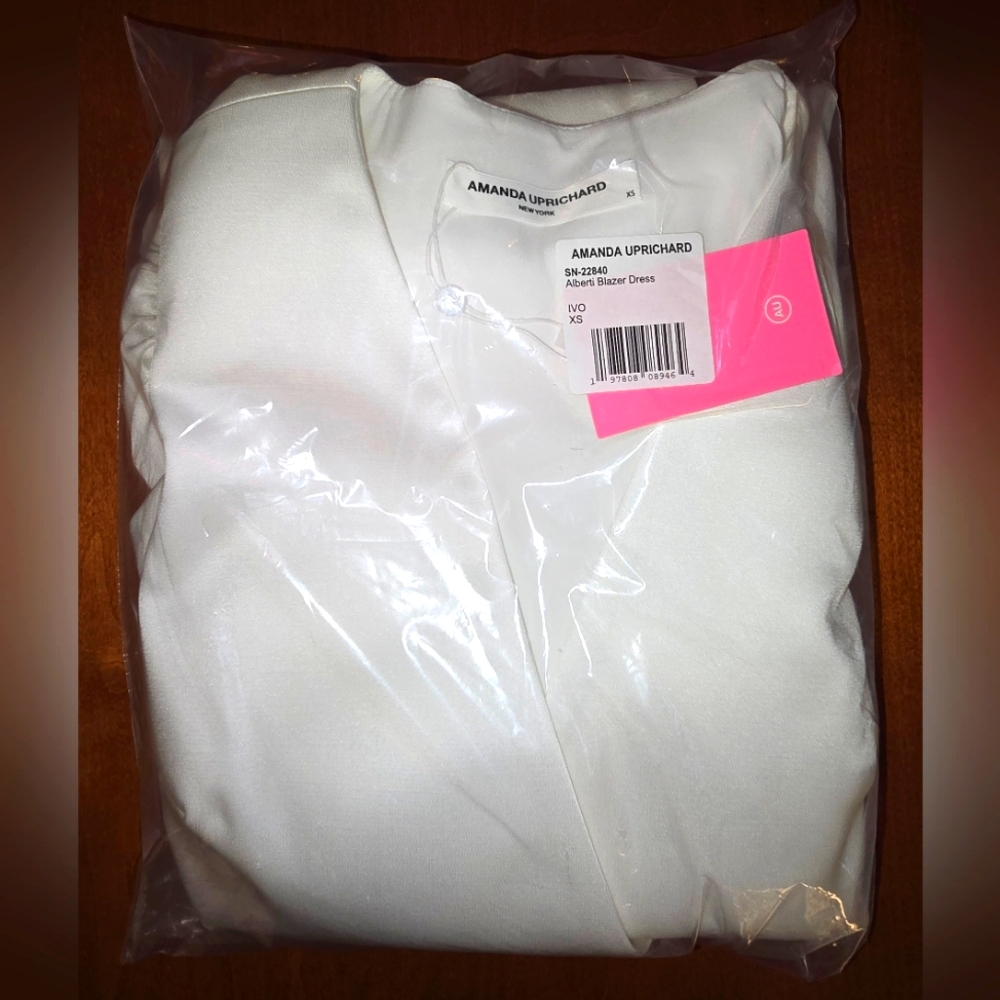 NEW Amanda Uprichard Alberti Blazer Dress in Ivory | Size XS - Picture 8 of 9